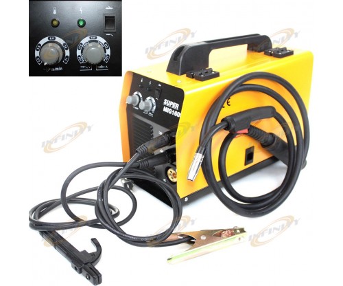 220v Dual No/ Gas Mig Mma Flux 160a Wire Feed & Mma Arc Welder Welding Machine